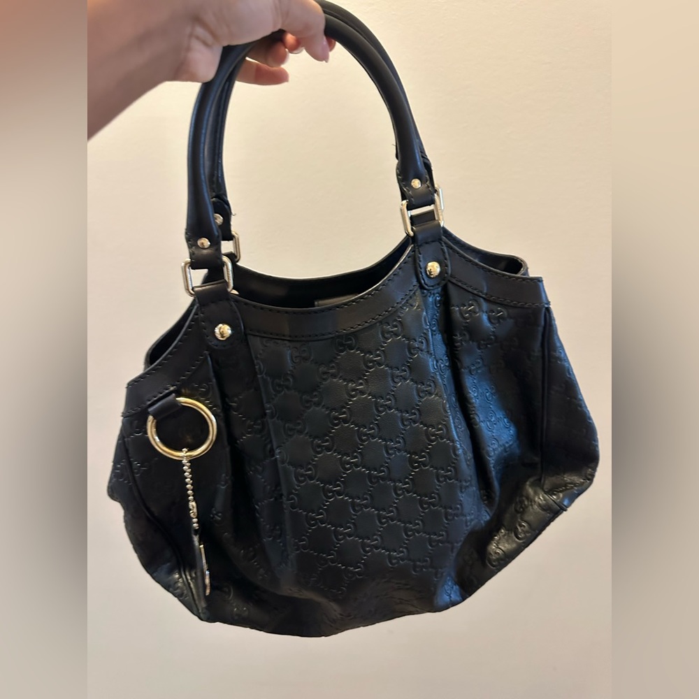 Gucci Guccissima Sukey medium Leather Bag EUC Great condition